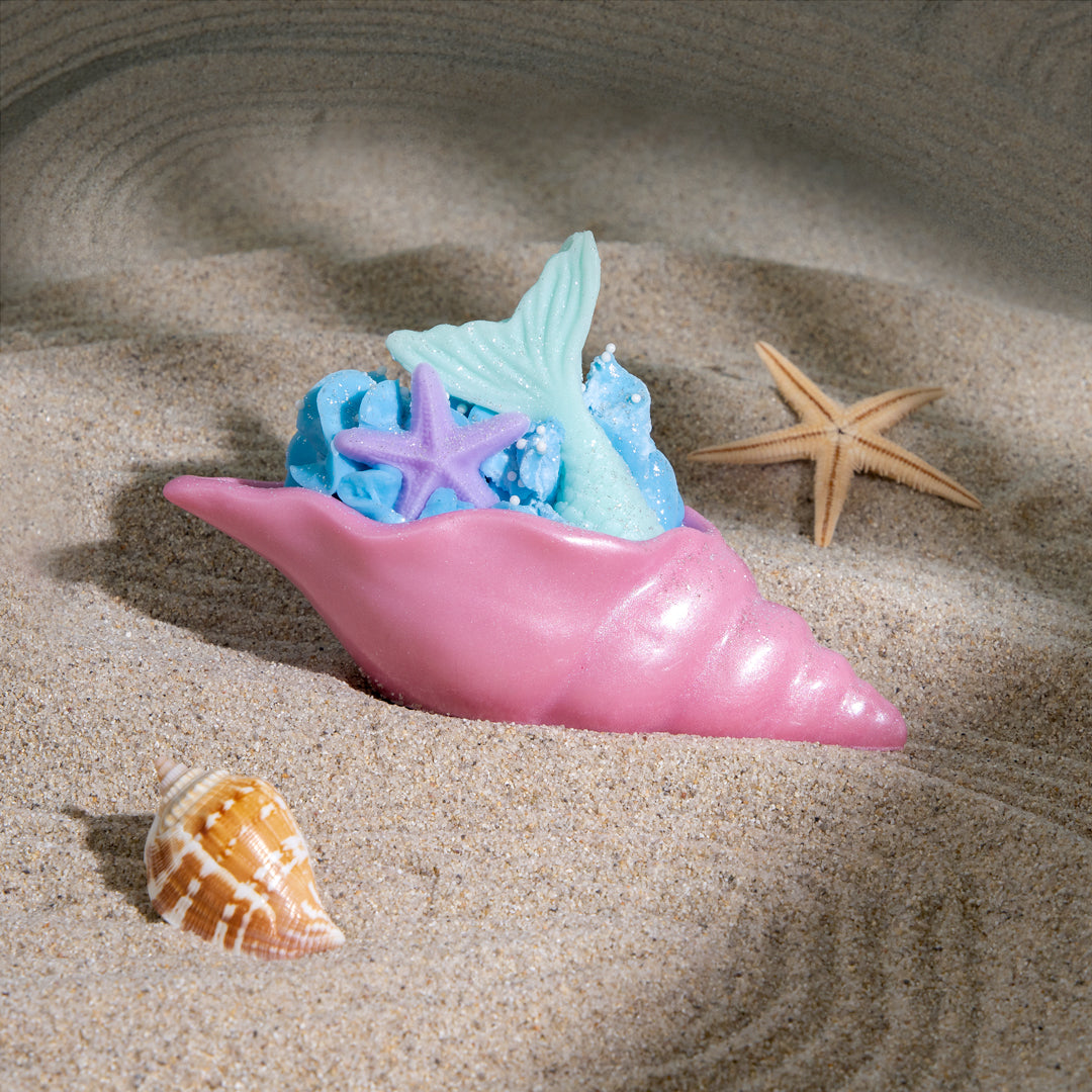 Seashell Soap Bar | Ocean-Themed Soap | Nectar Life