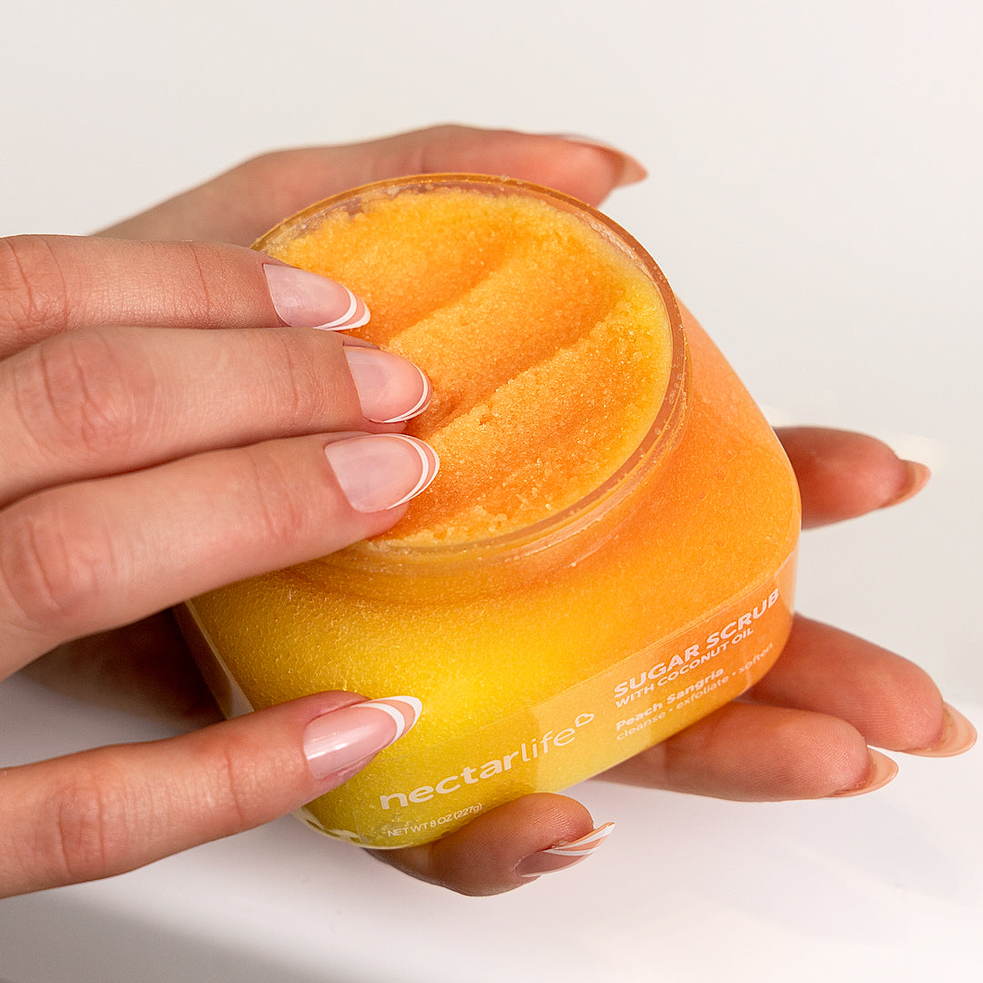 Peach Sangria Sugar Body Scrub 8 oz