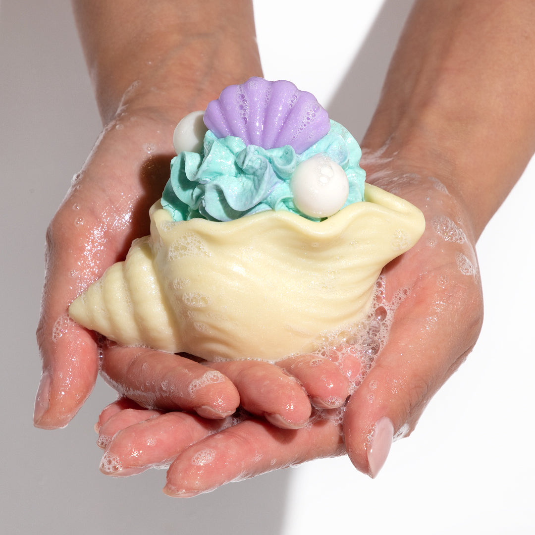 Seashell Soap Bar | Ocean-Themed Soap | Nectar Life