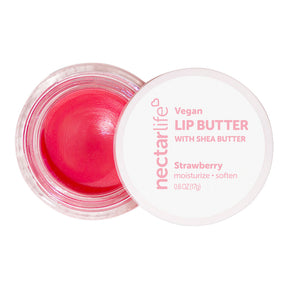 Süße Erdbeer-Macaron-Lippenbutter