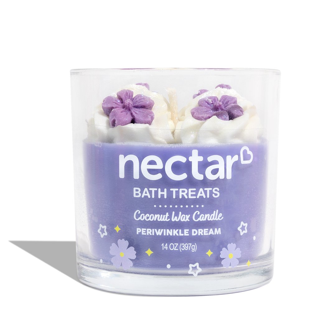 periwinkle dream coconut wax candles