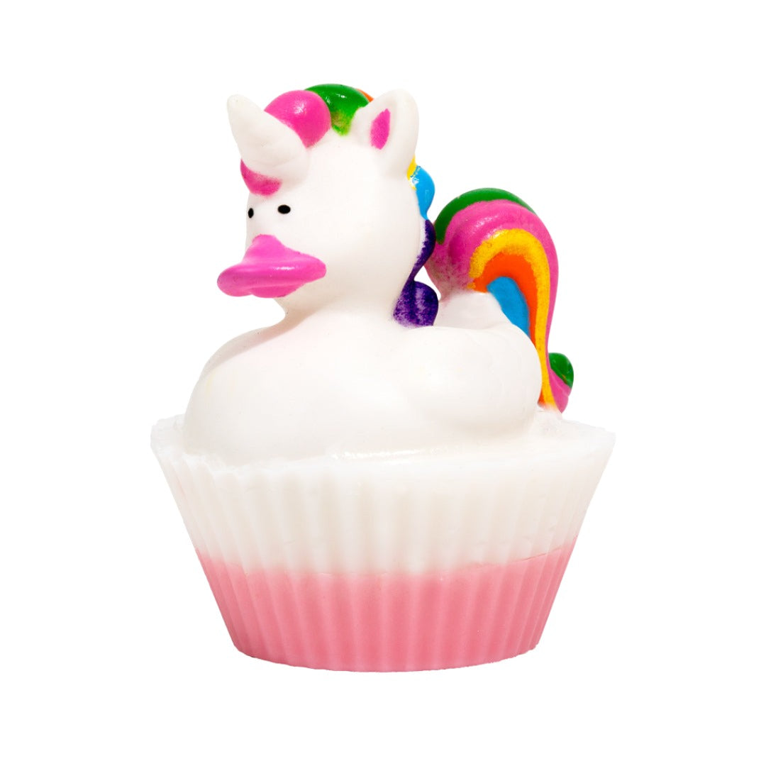unicorn rubber ducky cupcake handmade soap