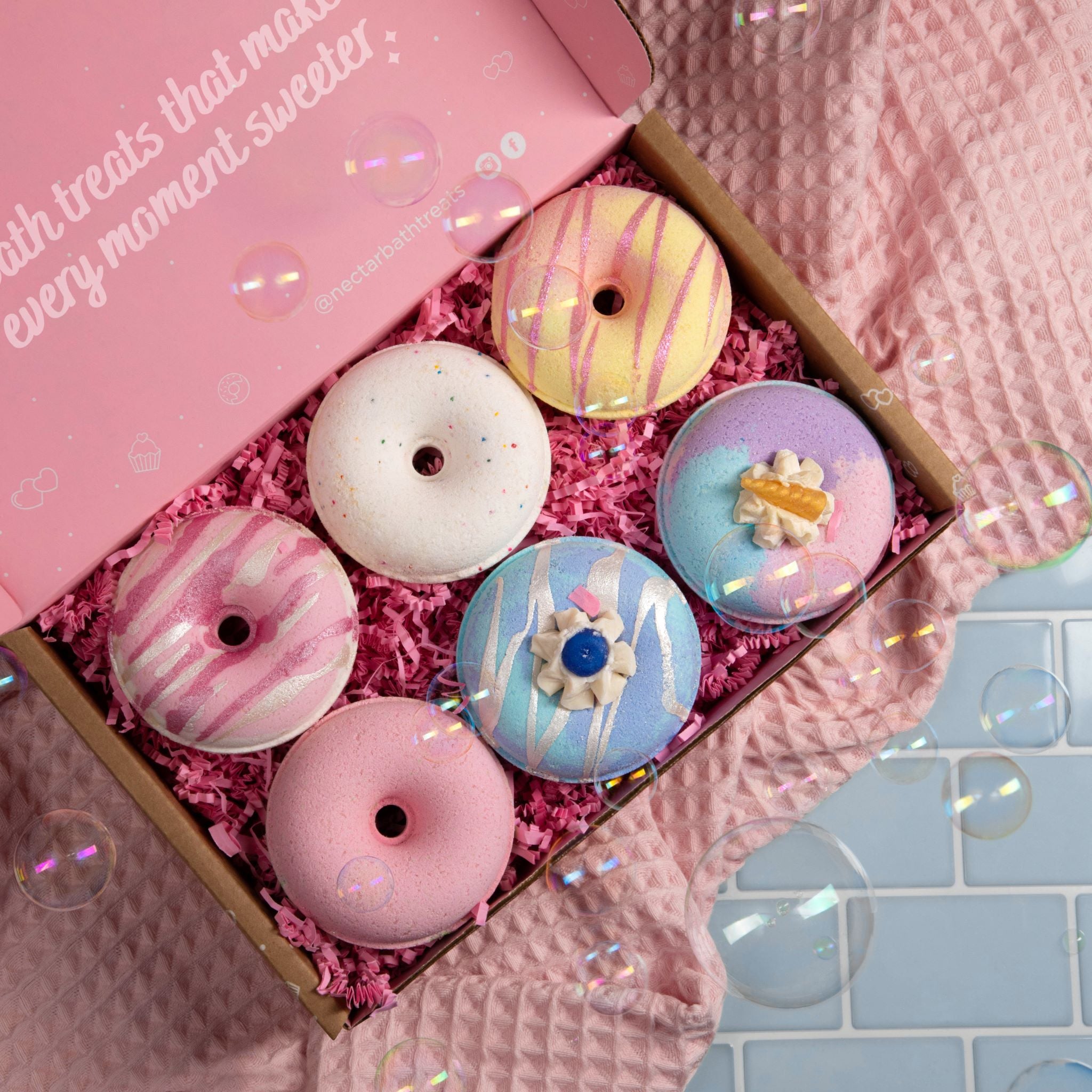 donut delights bath bomb self care gifts lifestyle 